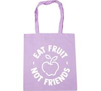 Hippowarehouse Eat fruit not friends Tote Shopping Gym Beach Bag 42cm x38cm, 10 litres