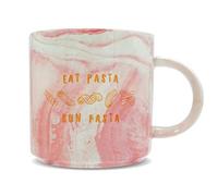 Hippowarehouse Eat Pasta Run Fasta - Carbs are Life Printed Mug Various Colour Options Ceramic Cup Kitchenware 11oz