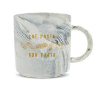 Hippowarehouse Eat Pasta Run Fasta - Carbs are Life Printed Mug Various Colour Options Ceramic Cup Kitchenware 11oz