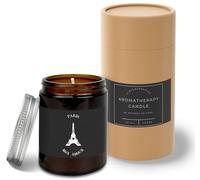 Hippowarehouse Eiffel Tower Paris mon Amour Candle Aromatherapy 40hr Scented Gift Set Anxiety Relief Sleep Vegan 200g YP