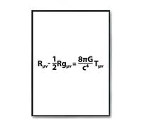 Hippowarehouse Einstein's field equation Printed Poster A3 Wall Art Design Classroom Room Gym Office Décor