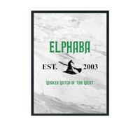 Hippowarehouse Elphaba wicked witch of the west Printed Poster A3 Wall Art Design Classroom Room Gym Office Décor