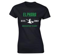Hippowarehouse Elphaba Wicked Witch of the west T-Shirt Mens, Womens, Kids