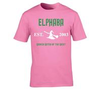 Hippowarehouse Elphaba Wicked Witch of The west Unisex Short Sleeve t-Shirt Medium Adult Pink