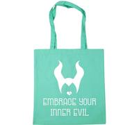 Hippowarehouse Embrace Your Inner Evil Tote Shopping Gym Beach Bag 42cm x38cm, 10 litres