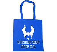 Hippowarehouse Embrace Your Inner Evil Tote Shopping Gym Beach Bag 42cm x38cm, 10 litres