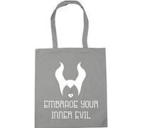 Hippowarehouse Embrace Your Inner Evil Tote Shopping Gym Beach Bag 42cm x38cm, 10 litres