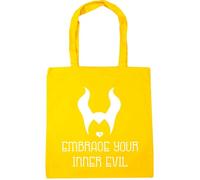 Hippowarehouse Embrace Your Inner Evil Tote Shopping Gym Beach Bag 42cm x38cm, 10 litres