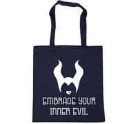 Hippowarehouse Embrace Your Inner Evil Tote Shopping Gym Beach Bag 42cm x38cm, 10 litres