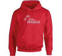 Hippowarehouse Emotion (motion) Hey, wait up! Keep going unisex Hoodie hooded top (Specific size guide in description) Red