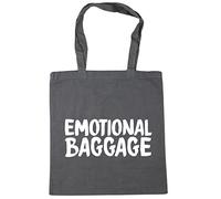 Hippowarehouse Emotional Baggage Tote Shopping Gym Beach Bag 42cm x38cm, 10 litres