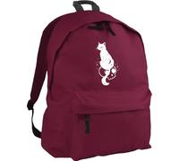 Hippowarehouse Enchanted Skull Cat Mystical Cosmic Dream Fantasy backpack ruck sack Dimensions: 31 x 42 x 21 cm Capacity: 18 litres