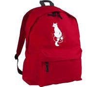 Hippowarehouse Enchanted Skull Cat Mystical Cosmic Dream Fantasy backpack ruck sack Dimensions: 31 x 42 x 21 cm Capacity: 18 litres