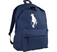 Hippowarehouse Enchanted Skull Cat Mystical Cosmic Dream Fantasy backpack ruck sack Dimensions: 31 x 42 x 21 cm Capacity: 18 litres