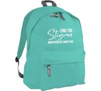 HippoWarehouse End The Stigma #mentalhealthmatters Backpack ruck Sack Dimensions: 31 x 42 x 21 cm Capacity: 18 litres