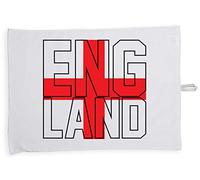 Hippowarehouse England flag football Tea Towel Eco Printed Dish Cloth Kitchen accessory 50cmx70cm 100% Cotton