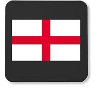 Hippowarehouse ENGLAND FLAG - World Cup printed coaster gloss finish durable backing 9cm x 9cm 2 pack