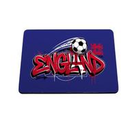 Hippowarehouse England Football World Champions London Graffiti Street Style printed mouse mat pad accessory black rubber base 240mm x 190mm x 60mm