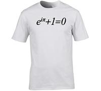 Hippowarehouse Euler's Identity Unisex Short Sleeve t-Shirt (Specific Size Guide in Description) White