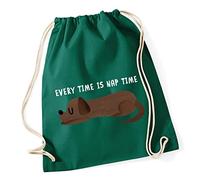 Hippowarehouse Every Time is Nap Time Drawstring Cotton School Gym Bag 37cm x 46cm, 12 litres