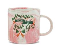 Hippowarehouse Everyone Loves an Irish Girl Printed Mug Various Colour Options Ceramic Cup Kitchenware 11oz