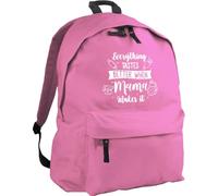 Hippowarehouse Everything Tastes Better When Mama Makes It for Mothers Day backpack ruck sack Dimensions: 31 x 42 x 21 cm Capacity: 18 litres