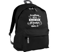 Hippowarehouse Everything Tastes Better When Mama Makes It for Mothers Day backpack ruck sack Dimensions: 31 x 42 x 21 cm Capacity: 18 litres