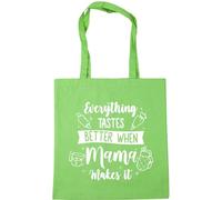 Hippowarehouse Everything Tastes Better When Mama Makes It for Mothers Day Tote Shopping Gym Beach Bag 42cm x38cm, 10 litres