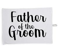 Hippowarehouse Father of the groom Tea Towel Eco Printed Dish Cloth Kitchen accessory 50cmx70cm 100% Cotton
