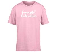Hippowarehouse Favourite Godmother Kids Children's Short Sleeve t-Shirt Pink