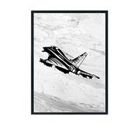 Hippowarehouse fighter jet Printed Poster A1 Wall Art Design Classroom Room Gym Office DÃƒ©cor