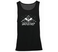 Hippowarehouse Fighting Dragons with You Starry Night Vest Scoop Sleeve Unisex Tank top Black