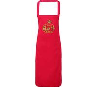 Hippowarehouse First Off, I Always Slay It, Queen. Apron kitchen cooking painting DIY onesize adult