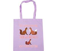 Hippowarehouse First we had each other then we had you now we have everything fox Tote Shopping Gym Beach Bag 42cm x38cm, 10 litres