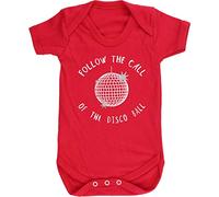 Hippowarehouse Follow The Call Of The Disco Ball baby vest bodysuit (short sleeve) boys girls