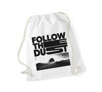 Hippowarehouse Follow The Dust Desert Prophecy Sci Fi Inspired Hooded Wanderer Graphic Drawstring Cotton School Gym Bag 37cm x 46cm, 12 litres
