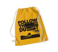 Hippowarehouse Follow The Dust Desert Prophecy Sci Fi Inspired Hooded Wanderer Graphic Drawstring Cotton School Gym Bag 37cm x 46cm, 12 litres