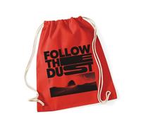 Hippowarehouse Follow The Dust Desert Prophecy Sci Fi Inspired Hooded Wanderer Graphic Drawstring Cotton School Gym Bag 37cm x 46cm, 12 litres