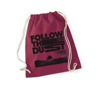 Hippowarehouse Follow The Dust Desert Prophecy Sci Fi Inspired Hooded Wanderer Graphic Drawstring Cotton School Gym Bag 37cm x 46cm, 12 litres
