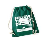 Hippowarehouse Follow The Dust Desert Prophecy Sci Fi Inspired Hooded Wanderer Graphic Drawstring Cotton School Gym Bag 37cm x 46cm, 12 litres