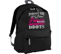 HippoWarehouse Forget The Glass Slippers This Princess Wears Motorcycle Boots Motorbike Biker Backpack ruck Sack Dimensions: 31 x 42 x 21 cm Capacity: 18 litres