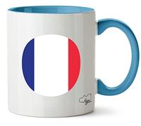 Hippowarehouse France Flag Printed Mug Various Colour Options Ceramic Cup Kitchenware 11oz