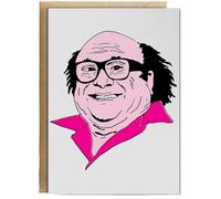 Hippowarehouse Frank Illustration Birthday Card A5 Personalised with envelope for him for her Funny Cards for Men and Women Blank inside option