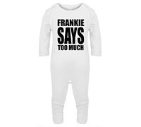 Hippowarehouse Frankie Says Too Much Baby Romper all in one piece unisex