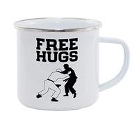 Hippowarehouse Free HugsÃ‚ BJJ Printed Mug Various Colour Options Ceramic Cup Kitchenware 11oz