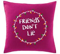 Hippowarehouse friends don't lie upside down christmas lights Printed bedroom accessory cushion cover case 41x41cm