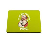 Hippowarehouse Funny Christmas he sees what you've been reading printed mouse mat pad accessory black rubber base 240mm x 190mm x 60mm