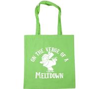 Hippowarehouse Funny Christmas Snowman On the Verge of a Meltdown Tote Shopping Gym Beach Bag 42cm x38cm, 10 litres