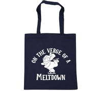 Hippowarehouse Funny Christmas Snowman On the Verge of a Meltdown Tote Shopping Gym Beach Bag 42cm x38cm, 10 litres