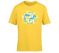 Hippowarehouse Future Netball Star Kids Children's Short Sleeve t-Shirt